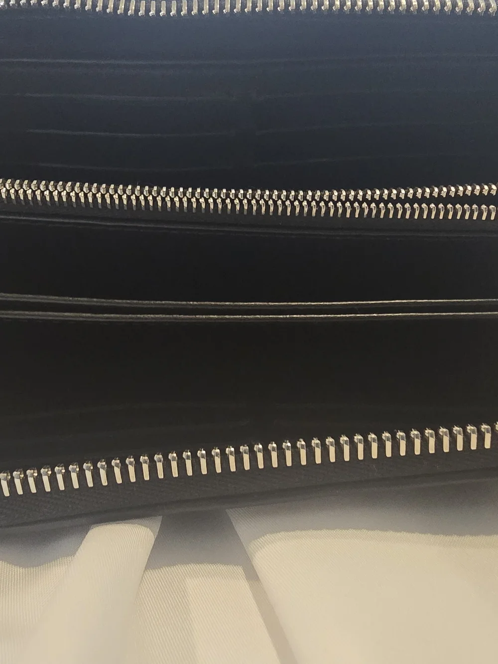Louis Vuitton Black Monogram Zip Wallet-microchipped